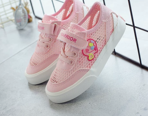 回力童鞋女童夏天网面网鞋公主鞋子透气布鞋大...