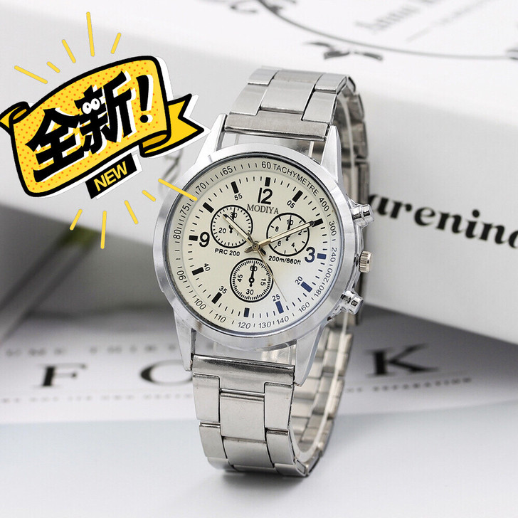 低价出 新潮款格调青年摩地亚蓝光玻璃钢带手...