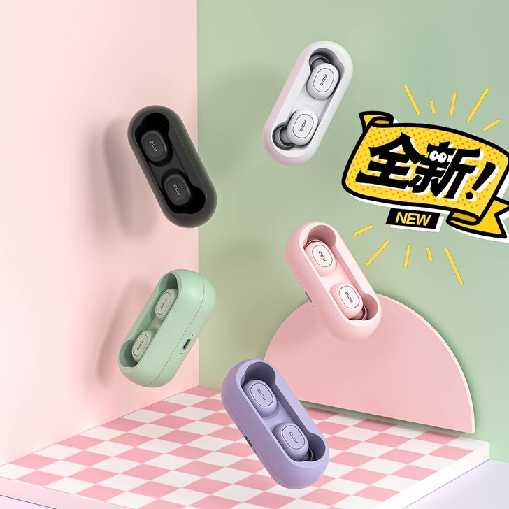 qcy t1c 真无线双耳立体声运动蓝牙耳机