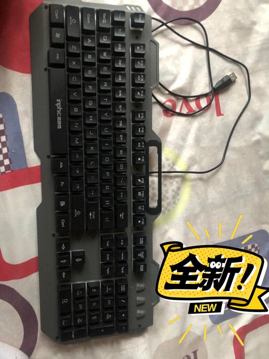 英菲克键盘V680电竞静音键鼠台式机电脑有...