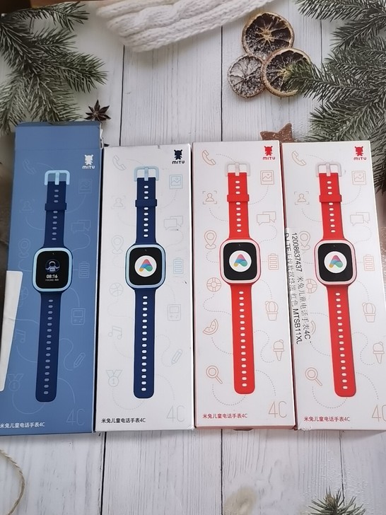小米 MI 米兔儿童电话手表4C 4G全网...