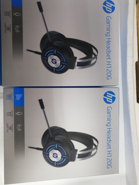 惠普（HP） H120电脑耳机头戴式耳麦有...