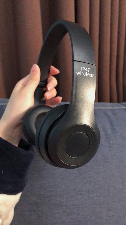头戴式无线蓝牙耳机5.0立体声重低音游戏耳...