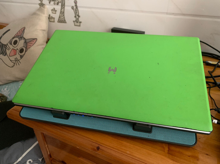 自用麦本本黑麦P大屏17.3英寸游戏本转让...