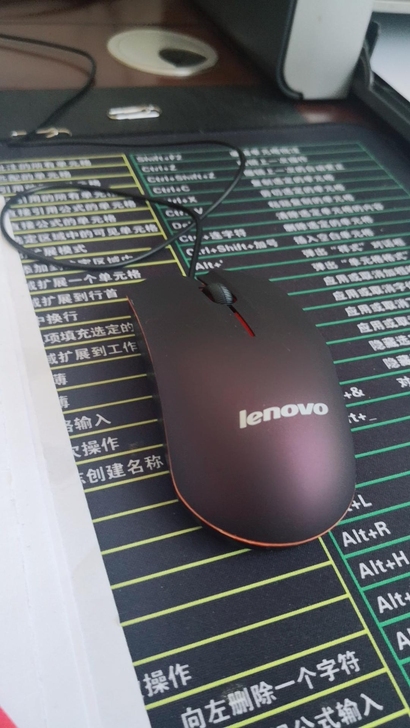 联xiang电脑有线鼠标USB台式笔记本办...