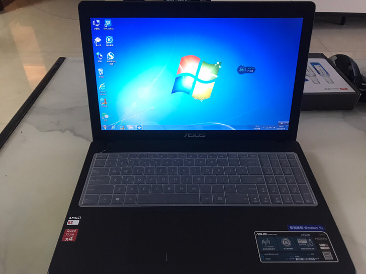 华硕X550W办公用笔记本自用，95新，固...