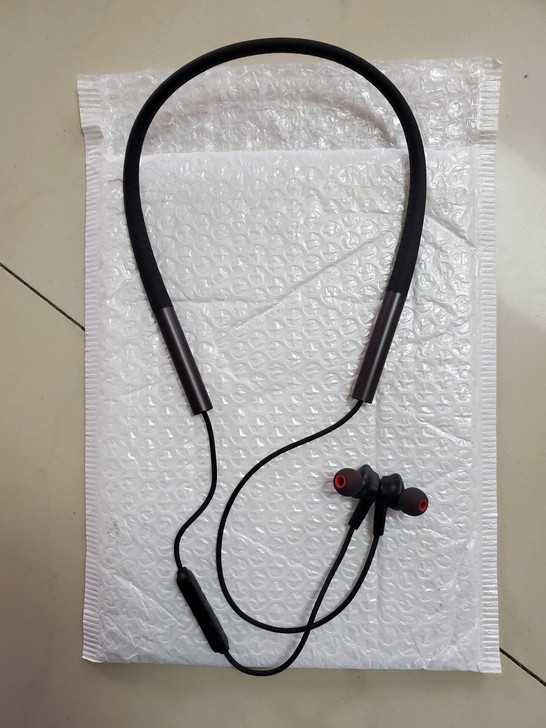 京造颈挂式无线蓝牙耳机，磁吸入耳式带线控可...