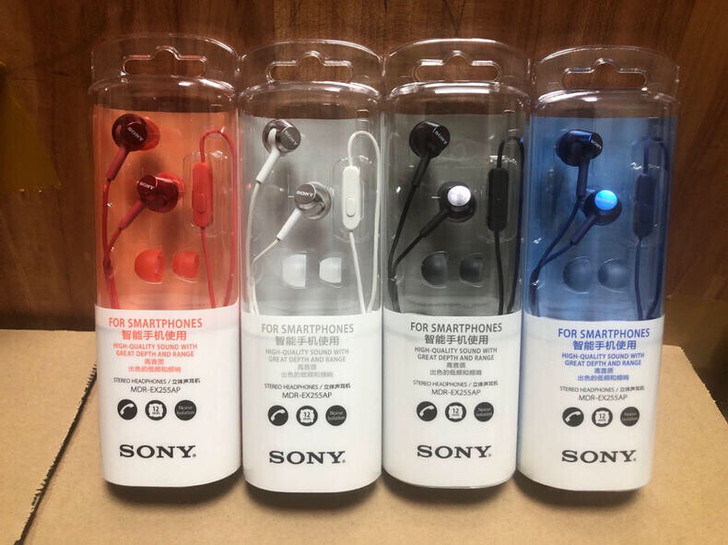 索尼MDR-EX255AP入耳式重低音耳机...