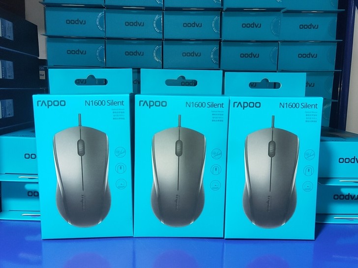 全新雷柏n1600silent有线静音笔记...