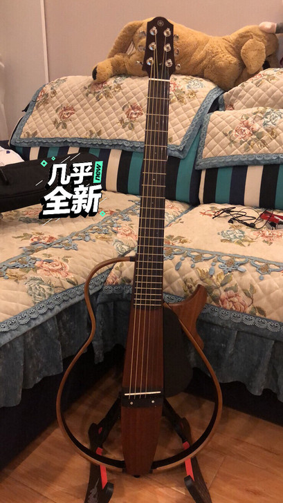 YAMAHA雅马哈静音吉他SLG200N民...