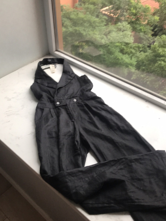 Only 全新 亚麻连体裤背带裤 全新有吊...