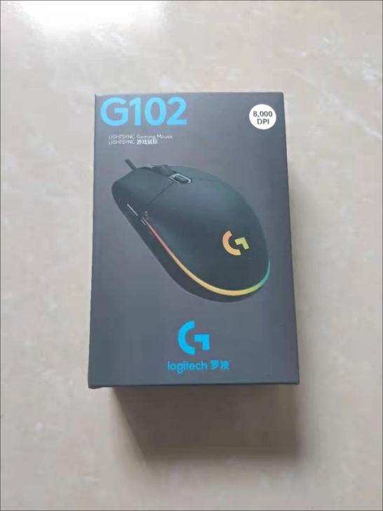 全新未拆罗技G102鼠标二代罗技有线吃鸡游...