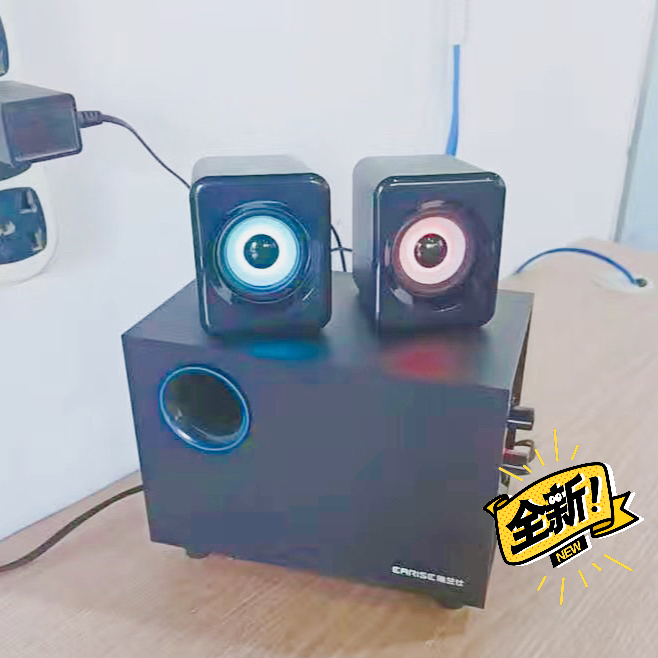 清货 雅兰仕Q9木质电脑笔记本音响台式家用...