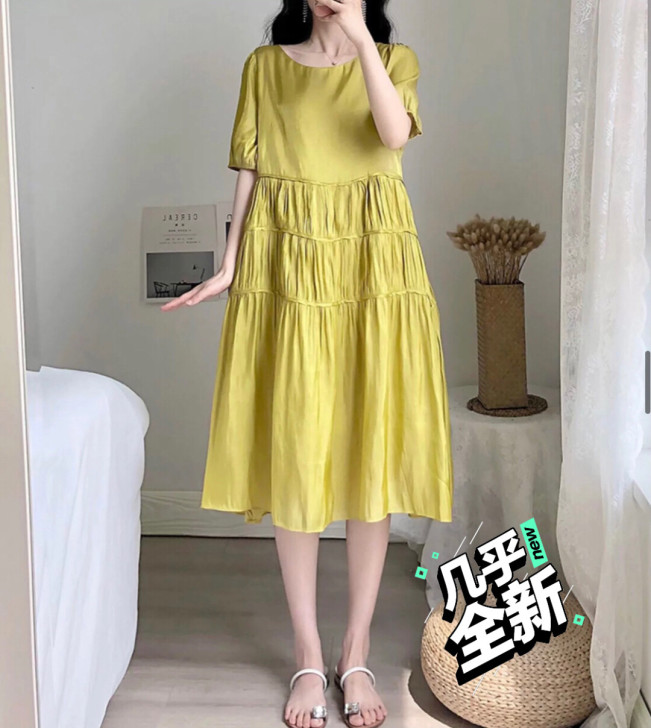 2021新款夏季甜美初恋温柔仙女裙子超仙森...