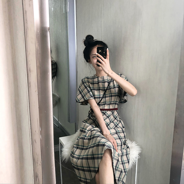 心机连衣裙2019新款夏egg裙法式初恋很...