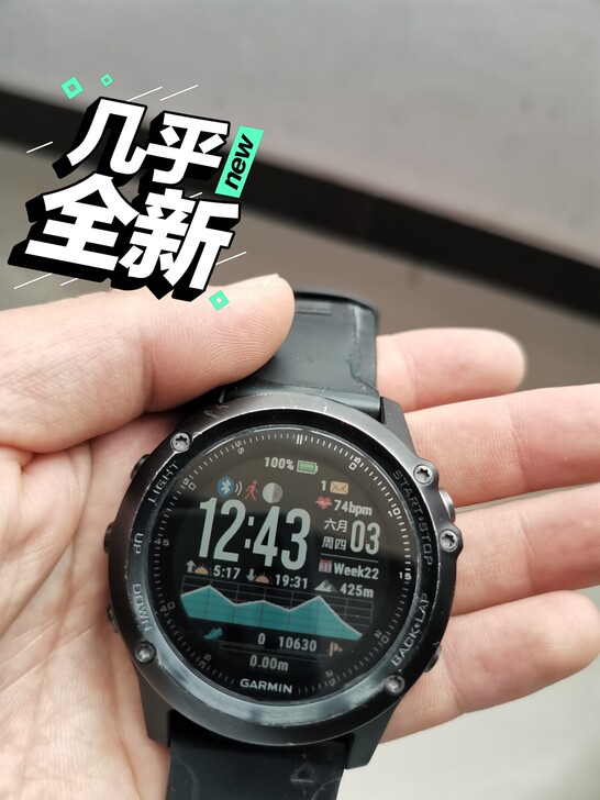 佳明fenix3HR国行中文光电心率户外运...