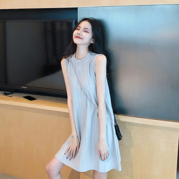 2019夏装新款很仙法国小众桔梗超仙女森系...