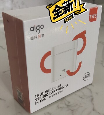 爱国者无线蓝牙耳机TWS1全新机器，未拆封
