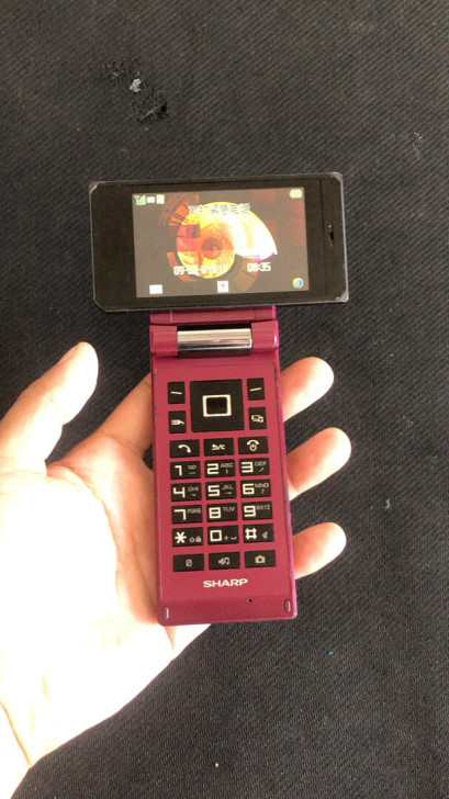 原装SHARP夏普SH9130C翻盖手机