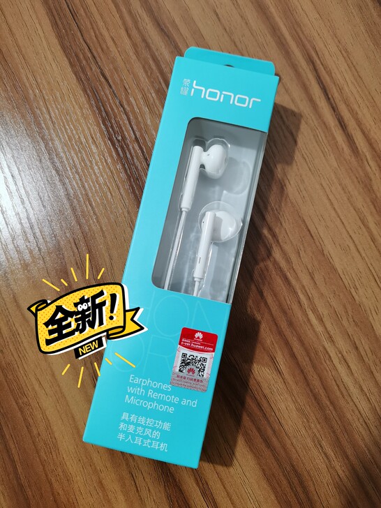 华为 AM115 有线耳机，全新未拆。