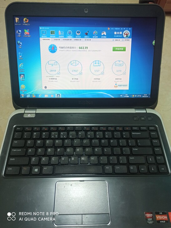 戴尔5425原装A8四核独显1G二手笔记本...