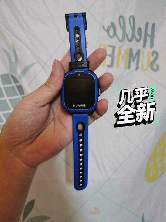 华为儿童手表 3 极光蓝 (通话智能手表 ...