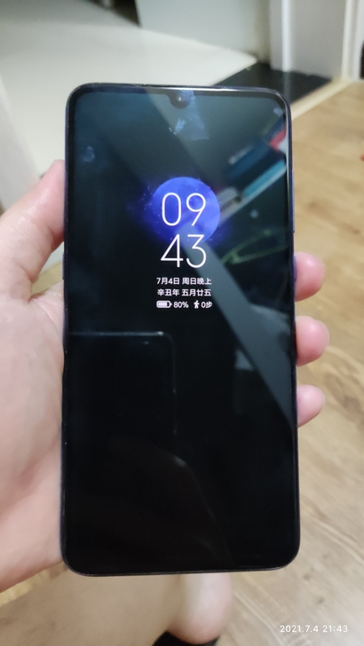 自用小米9，蓝色，6128，9新，全程戴套...