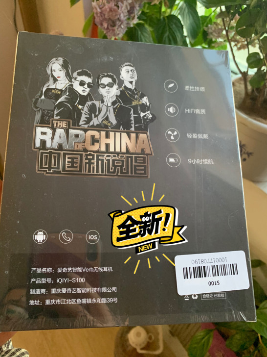 爱奇艺蓝牙耳机，全新未拆封   多买优惠