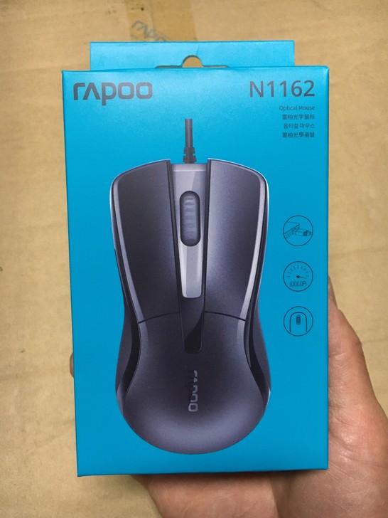 全新雷柏N1162有线鼠标商务办公专用大量...