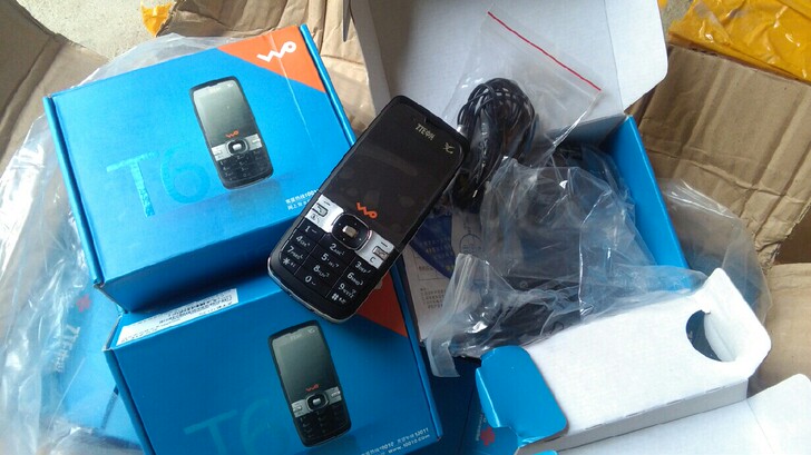全新中兴T6直板按键联通3G功能手机库存正...