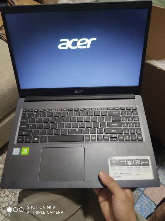 宏基a315-55g i5-8250笔记...