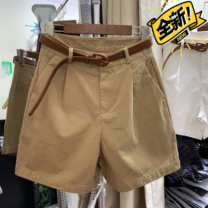 【限量清仓】纯棉 工装短裤女宽松2021新...