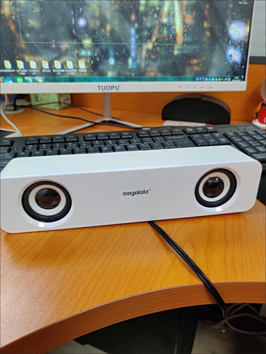 q1电脑音响台式笔记本音箱家用有线小音箱重...