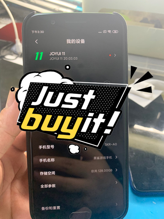 黑鲨一代成色非常完美的游戏机  8+128...