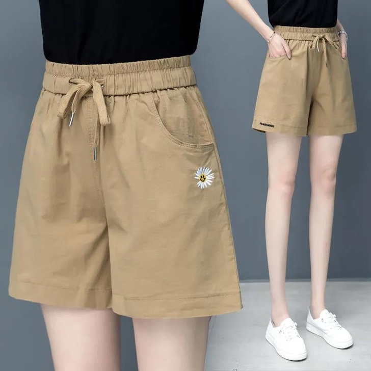 2021夏季最新款单/两件装 纯棉短裤女夏...
