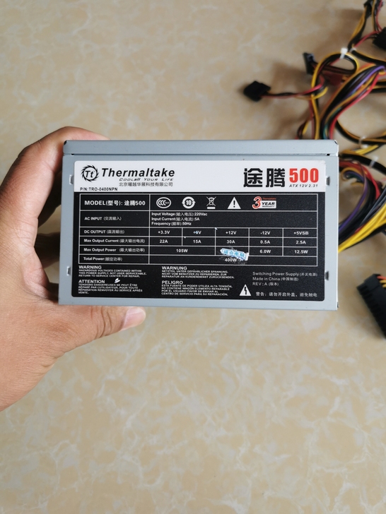 图腾500 400W电源 无拆修运行...