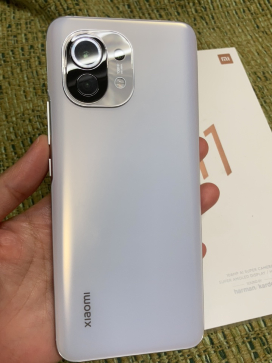 小米11白色12+256顶配,国行全网通