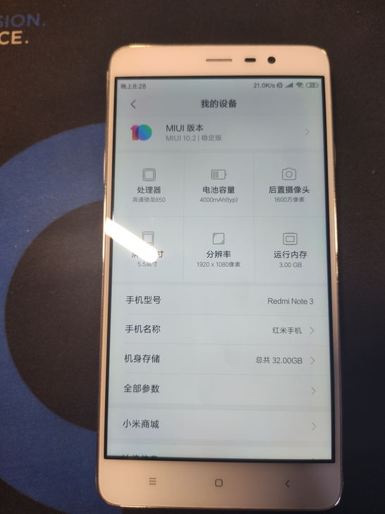 红米note3   3+32  全网通  ...