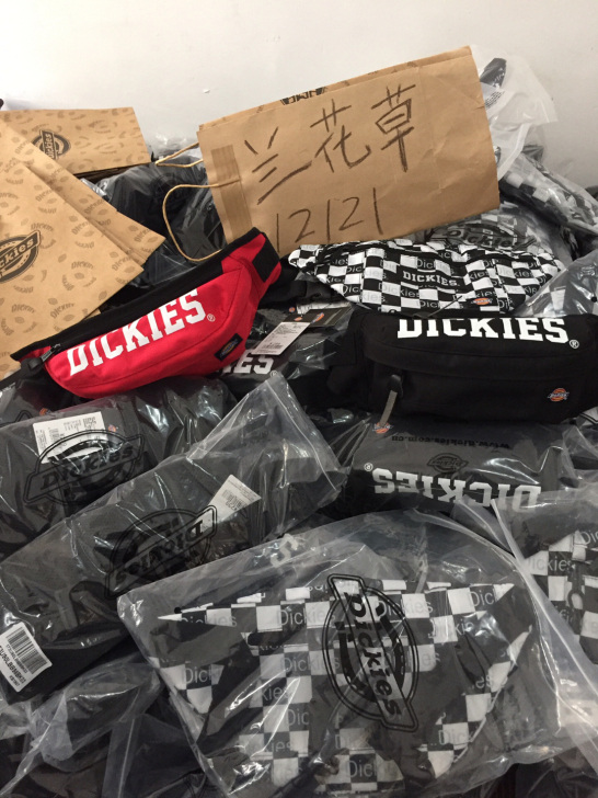 帝客dickies潮流男女腰包学生胸包简约...