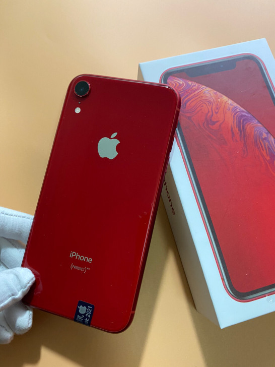 苹果XR美版红色iPhonexr64g有锁...