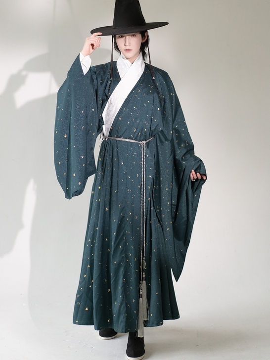 锦上堇瑟小点点道袍明制汉服古风道袍汉服明制...