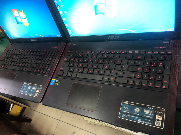 出两台华硕FX50J笔记本！
