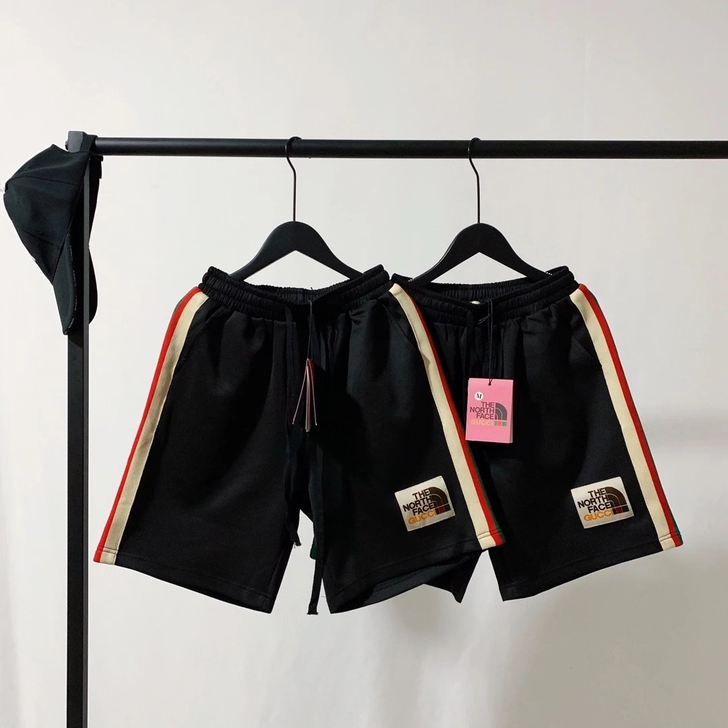 Vintage织带短裤男女五分裤guc夏裤子