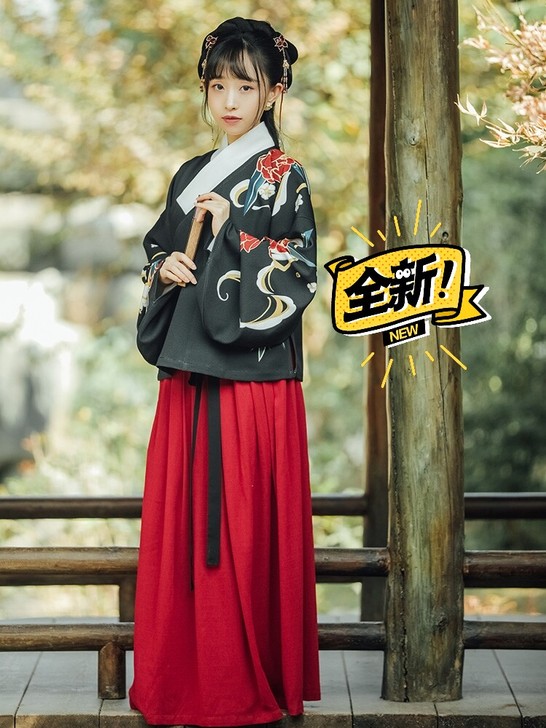 【十三余 小豆蔻儿】[东风一梦] 印花短袄...