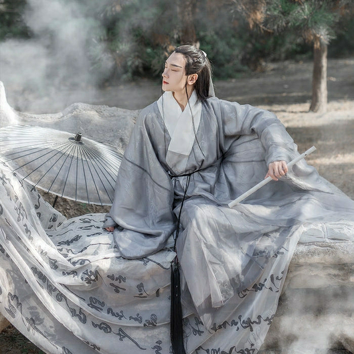 汉服男仙气古装汉服超仙男古风大袖衫男士仙气...
