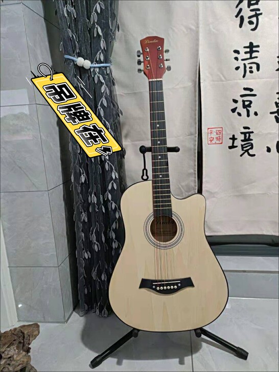 【琴行处理一次没用】单板吉他全新38寸单板...
