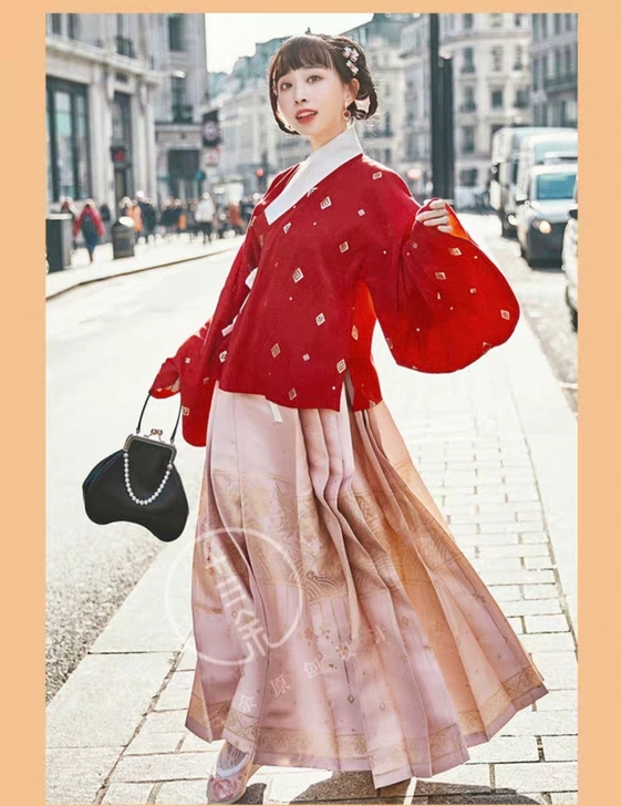 【十三余 小豆蔻儿】[花鸟行吟] 六色交领...