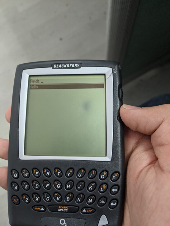 黑莓5820 古董手机