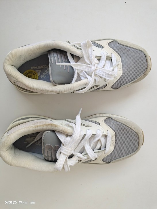 新百伦W530AB女运动鞋36码灰色白色二...