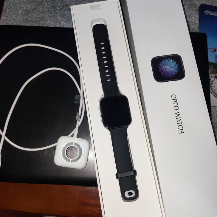 OPPO watch 41mm，黑色，脑热...